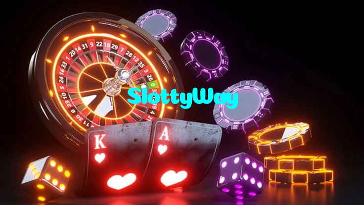 SlottyWay casino presented on mobile device in Pakistan with slots and live games